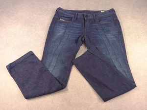 Jeans Diesel Blizz para mujer W32 L29 algodón lavado 008FC_Stretch Túnez azul cremallera mosca - Imagen 1 de 18