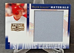 2005 Prime Patches Major League Materials Jumbo J.D. Drew Game Used Trikot /500 - Bild 1 von 2