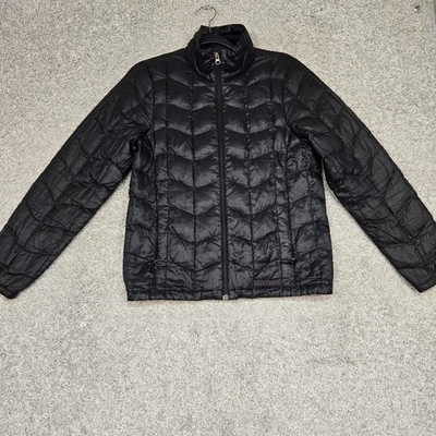 Chaqueta acolchada Marmot Down 800 Fill para mujer pequeña ligera negra cremallera completa Foto 1 de 4