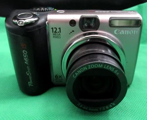 Canon PowerShot A650 Is 12MP Compact - Picture 1 of 5