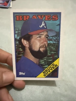 1988 Topps #155 Bruce Sutter Atlanta Braves - Image 1 of 2