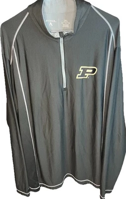 Purdue Boilermakers Antigua Camisa Manga Larga 1/4 Cremallera Pullover Para Hombres Talla 2XL Foto 1 de 4