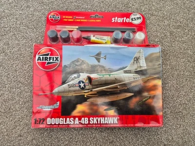 Modello Aereo Vintage Airfix Douglas A-4B Skyhawk 1/72 Kit A55203 Nuovo - Immagine 1 di 3