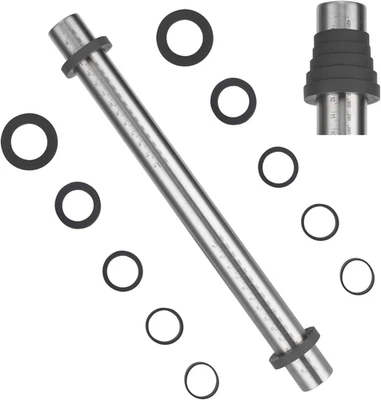 Adjustable Rolling Pin with Thickness Rings for Baking -Non Stick Stainless Stee — 第 1/4 张图片