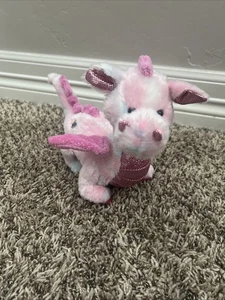 Whimsy Dragon (HM156) Pink GANZ Webkinz Plush Stuffed Animal ~ NO CODE - Picture 1 of 11
