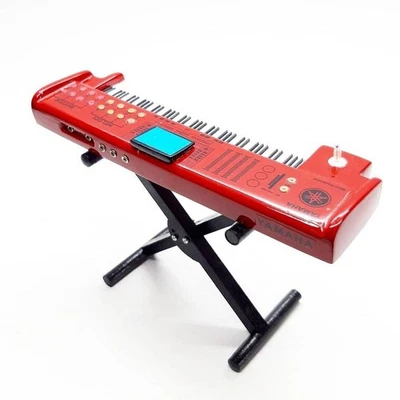Miniature Red Keyboard – Music Gift Decor – Y am aha Piano Model Collectible Toy - Image 1 of 4