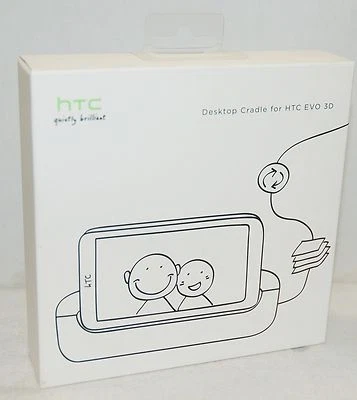 NEW HTC Evo 3D Video Charging Dock Station EVH1557Q HDMI Compatible 760492018654 - Image 1 of 4