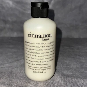 Philosophy Cinnamon Buns 3-in-1 Shower Gel Shampoo Bath 6 oz 180 ml No Seal - Picture 1 of 2