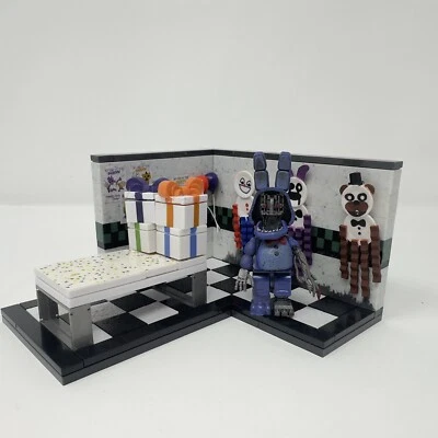 FNAF McFarlane Paper Pals Party Complete Building Set 12822 Used No Box - Image 1 of 4