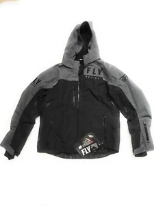 Fly Racing Women's Carbon Hooded Full Zip Jacket, Size Medium, Black, 470-4500M - Picture 1 of 6