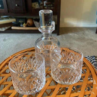 Godinger Stackable Whiskey Decanter and Glasses Dublin 3 pc set - Image 1 of 4