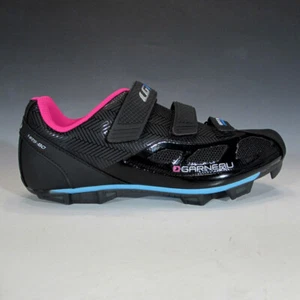 Louis Garneau Women's Multi Air Flex MTB Cycling Shoes (Black-Pink-Blue) - Picture 1 of 16