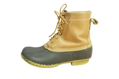 LL Bean Para Hombre Cuero Marrón 8" Goretex Aislado Tobillo Pato Botas Talla 8 M Foto 1 de 4