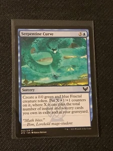 Magic the Gathering Strixhaven Serpentine Curve - Picture 1 of 2