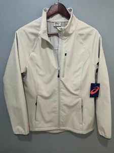 NWT White ASICS Women's Size L Soft Shell Athletic Jacket - Picture 1 of 9