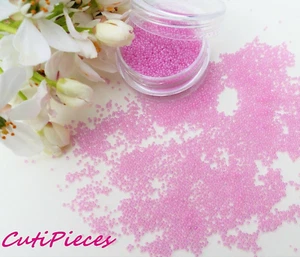 Pequeñas 2 ml Cuentas de Caviar Rosa Bolas de Plástico Maceta Redonda Boda Arte en Uñas Artesanía - Imagen 1 de 3