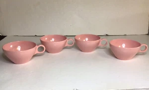 Juego de 4 tazas Prolon Ware Melmac rosa 6 OZ 7403 de colección - Imagen 1 de 12