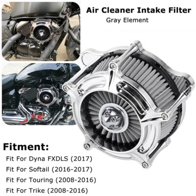 Filtro de admisión de filtro de aire Spike para Harley Touring Road King Street Glide FLHX Foto 1 de 4