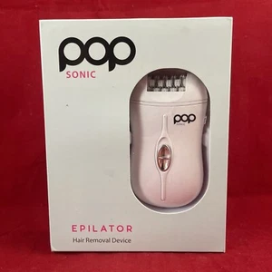 Pop Sonic Rechargeable Epilator Hair Removal Device New And Sealed - Picture 1 of 6