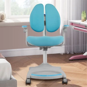 Kids Study Chair Ergonomic High Back Kids Computer Office Desk Chair Adjustable - Picture 1 of 20
