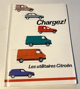 Notice Commerciale CITROEN Chargez ! Les Utilitaires  - 1985 - Bel Etat. - Picture 1 of 6