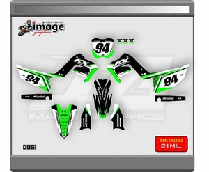 Kawasaki KX 125 KX 250 2003-2007 Polisport Restyle Graphics Set - Imagen 1 de 2