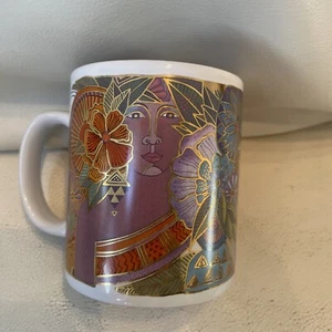 Vintage Laurel Burch Tasse Keramik "Blühende Frauen" 1993 - Bild 1 von 4