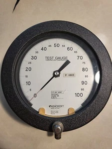 ASHCROFT TEST GAUGE Temperature Compensated Grade 3A, 0-100 PSI,  NOS. - Picture 1 of 2