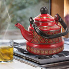 Enamel Kettle Ceramic Teapot Warmer Loose Leaf Office Decorate