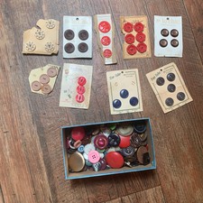 VTG Fancy Buttons Sewing Crafts Button Lot Le Chic True Value