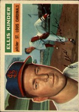 1956 Topps St. Louis Cardinals Baseball Card #336 Ellis Kinder - EX