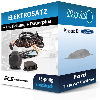 ECS E-Satz 13polig fahrzeugspezifisch passend für Ford Transit Custom - Bild 1 von 2