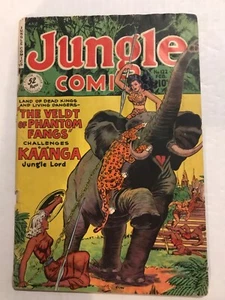 JUNGLE COMICS #122: Fiction House febrero 1950 GD; GGA, Kaanga, Tabu WAMBI Simba - Imagen 1 de 22