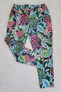 Neu mit Etikett Lilly Pulitzer CORSO HOSE, Multi, Sunshine Jungle Golf, Größe 10 - Bild 1 von 16