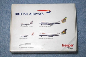 herpa Wings British Airways Boeing 747 737 A319 Gangway 1:500 scale Limited Box - Picture 1 of 10