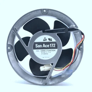 Pour SANYO DENKI 109E1724C504 170*51MM 24V 2,3A ventilateur de refroidissement à onduleur 3 fils - Photo 1/4