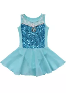 YiZYiF Kids Girls' Sequin Ballet Dress Dancewear Costume with Chiffon Leotard - Picture 1 of 6