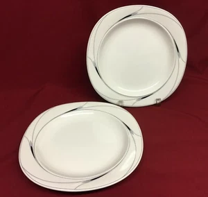 Mikasa L5806 Caviar Set of (2) 6 1/2" Bread & Butter Plates - Picture 1 of 2