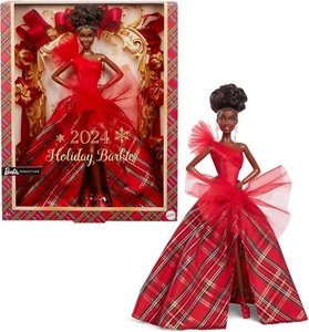 Barbie Signature Holiday 2024 Holiday Modepuppe mit braunen Haaren - Bild 1 von 5