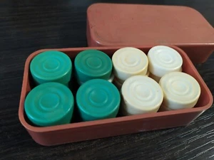 Vintage Soviet checkers in original case Board game souvenir USSR - Picture 1 of 14