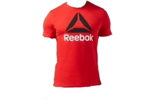 Reebok Men`s Stack Delta T Shirt Activewear Red Sz XXL - Brand NEW with Tag - Picture 1 of 5