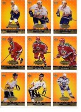 1997-98 COLLECTORS CHOICE SWEDISH CRASH THE GAME REDEMPTION COMPLETE 30 CARD SET