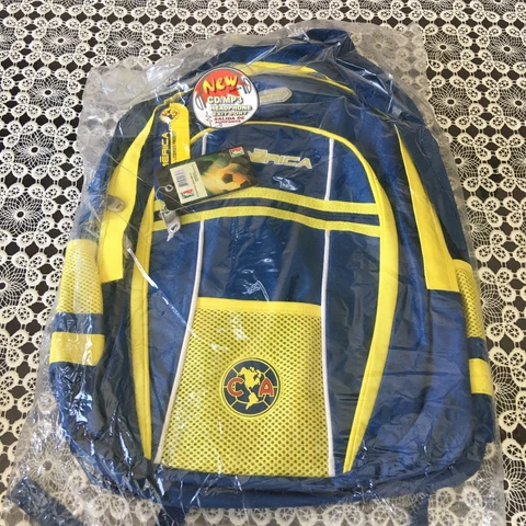 Club America Backpack Mochila Official Licensed Color Blue Cover