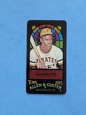 BOB ROBERTO CLEMENTE 2023 Topps Allen & Ginter RIP Stained Glass Mini #363 /25