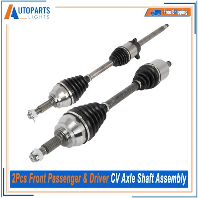 Eixo dianteiro esquerdo direito 2x CV para 2004-2005 Nissan Quest 5 velocidades Trans - Imagem 1 de 4