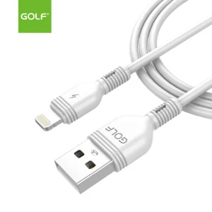 GOLF 2A Fast Flat USB Charge Cable for Apple iPhone 7/8/11/12/13/14/XS Max 1M - Photo 1 sur 5