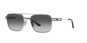 Prada PR 67ZS Silver/Grey Shaded Polarized (1BC-5W1) Sunglasses - Picture 1 of 4