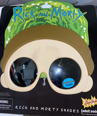 Rick & Morty Glasses Morty Sanchez  Costume Party Sunglasses UV400 Sun-Staches - Image 1 of 2