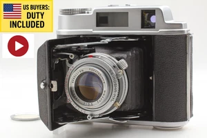 🎦CLA'd [TOP MINT] Konica Konishiroku Pearl IV Film Camera 75mm f3.5 Lens JAPAN - Picture 1 of 15