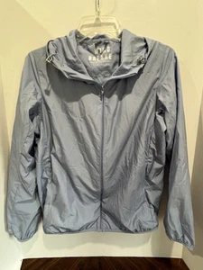 Love Tree Cortavientos Gris Claro con Sudadera con Capucha con Cuerda Ajustable Talla Grande - Imagen 1 de 8